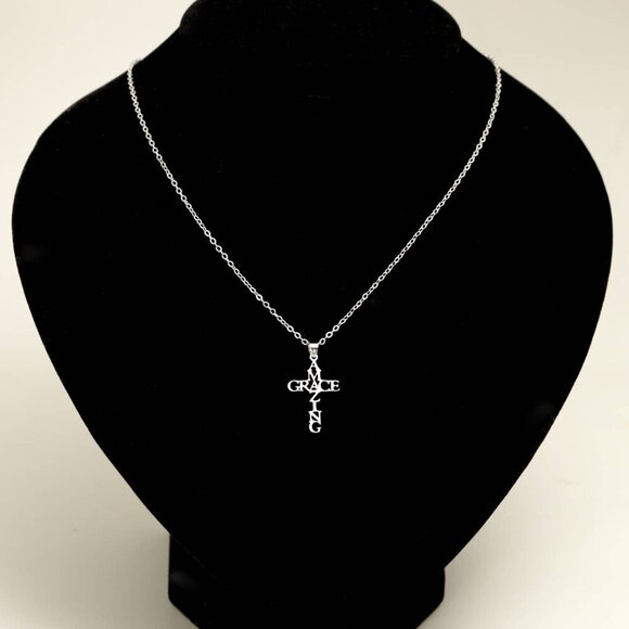 3 piece Silver Christian Women's Stainless Steel  Faith Related necklaces - Picture 7 of 11
